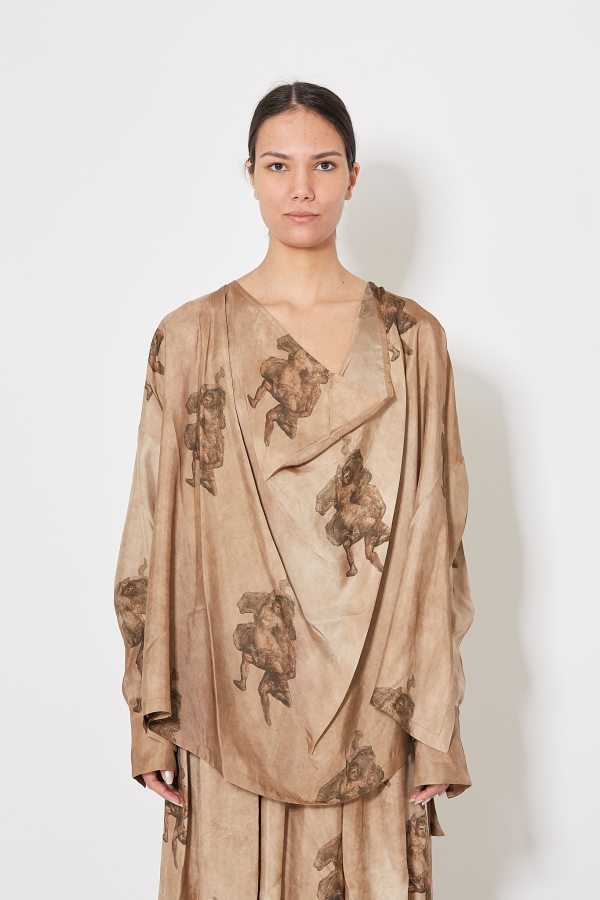 Thea Top - Light Brown