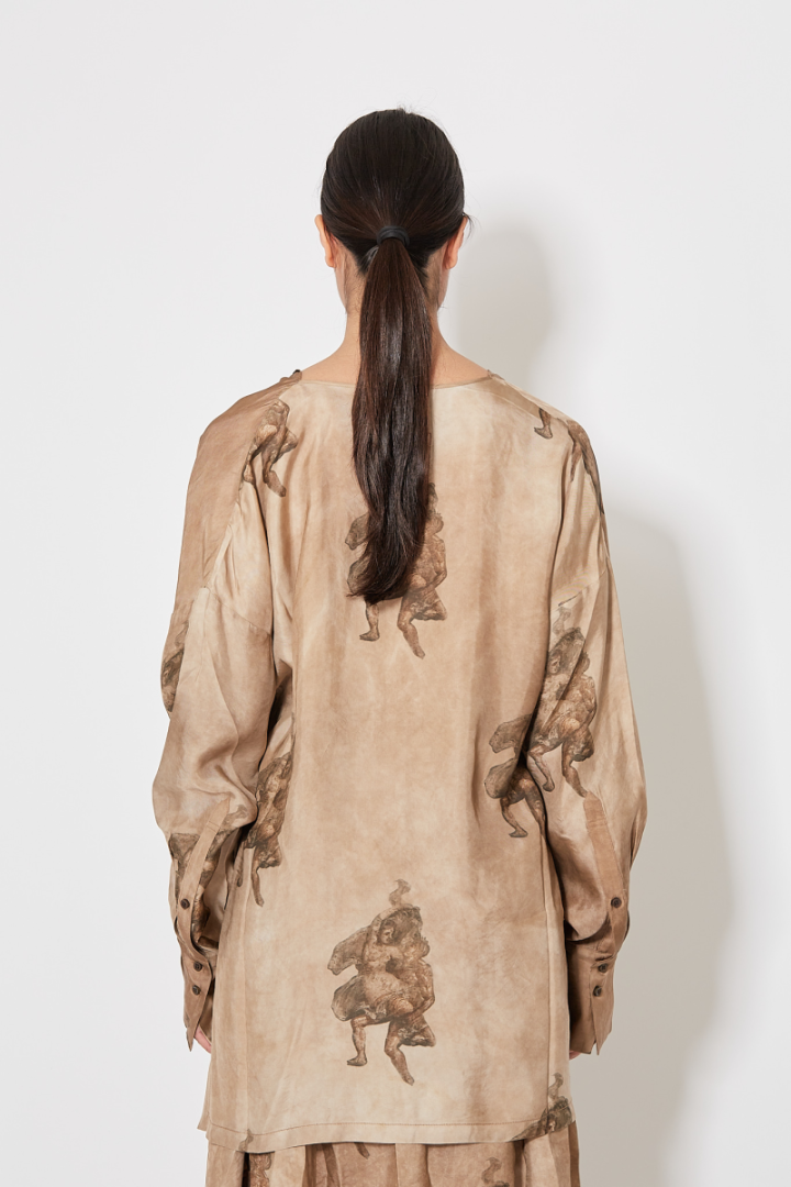 Thea Top - Light Brown