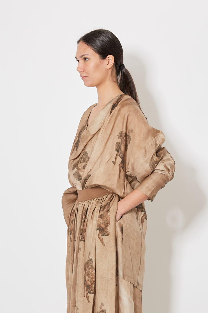 Thea Top - Light Brown