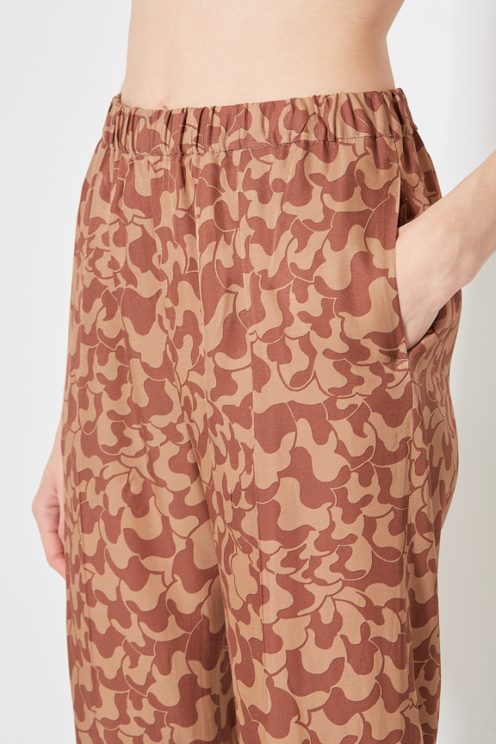 Palmira Pants - Brown/Orange