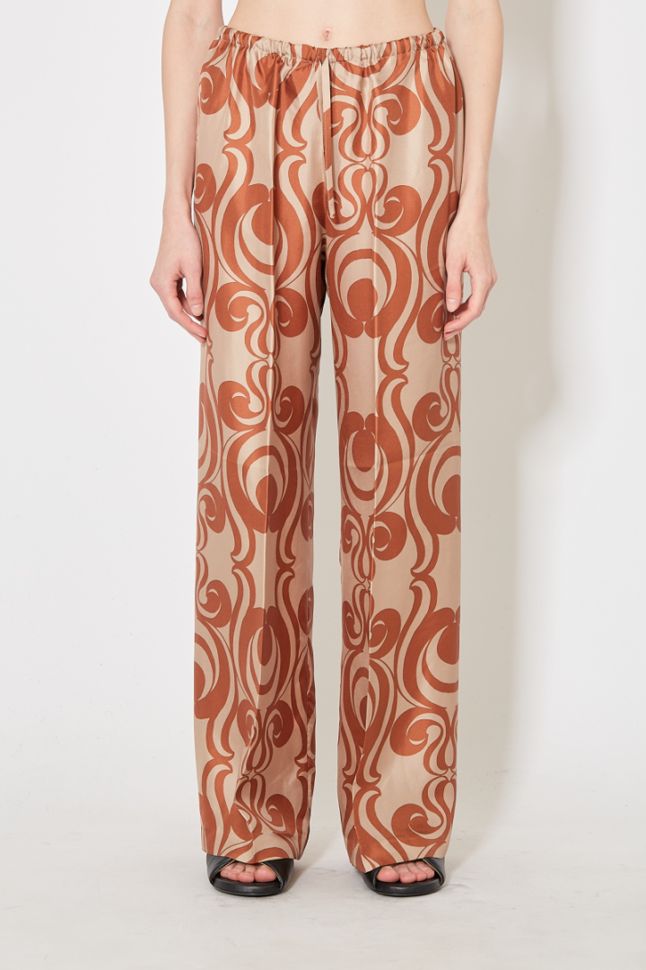 Puvis Pants - Brown/Orange