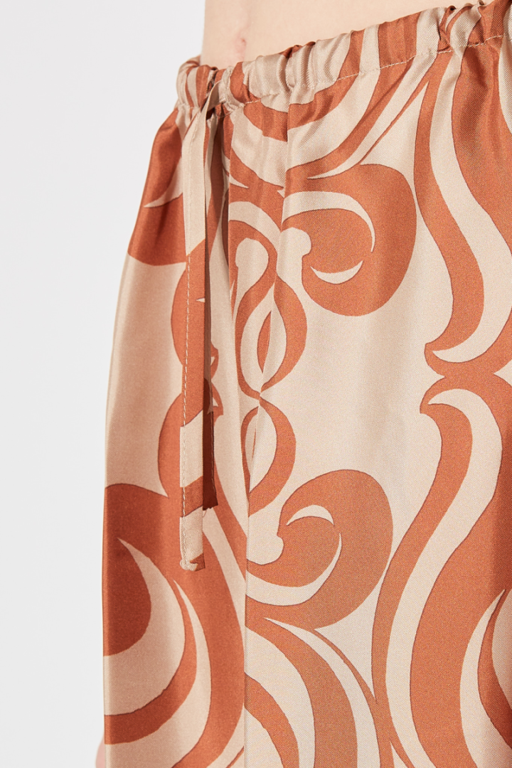 Puvis Pants - Brown/Orange
