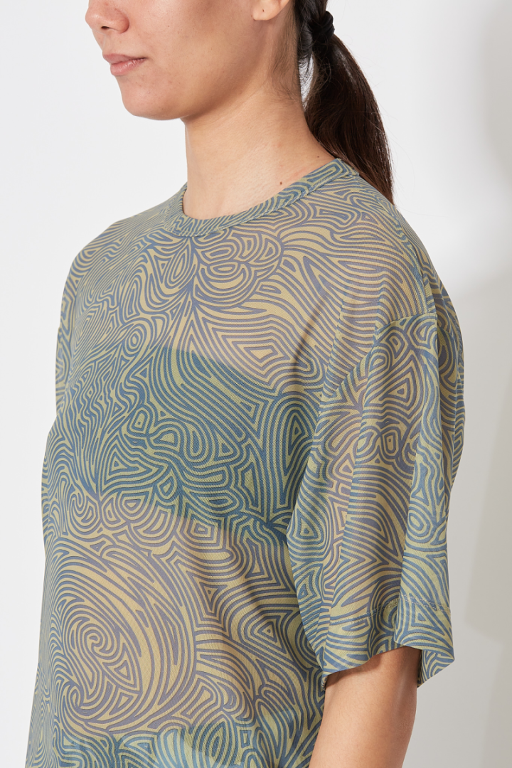 Hoge Top - Green/Blue