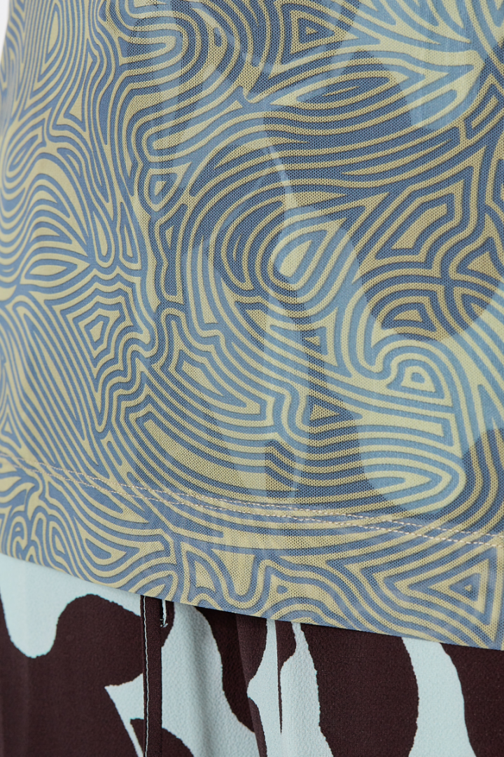 Hoge Top - Green/Blue