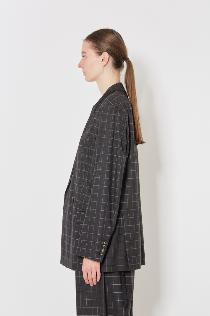 Black Jack Blazer - Grey/White