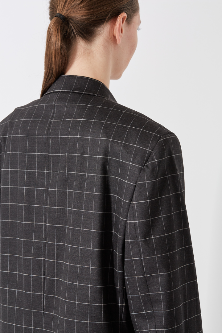 Black Jack Blazer - Grey/White