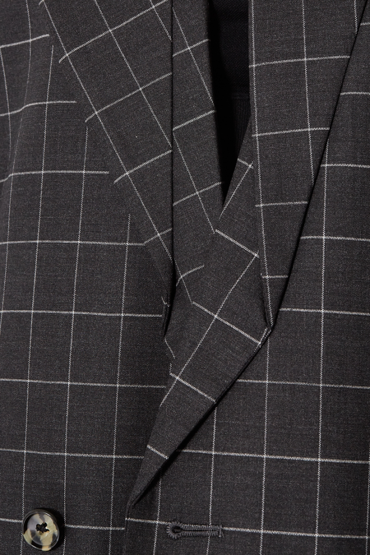 Black Jack Blazer - Grey/White