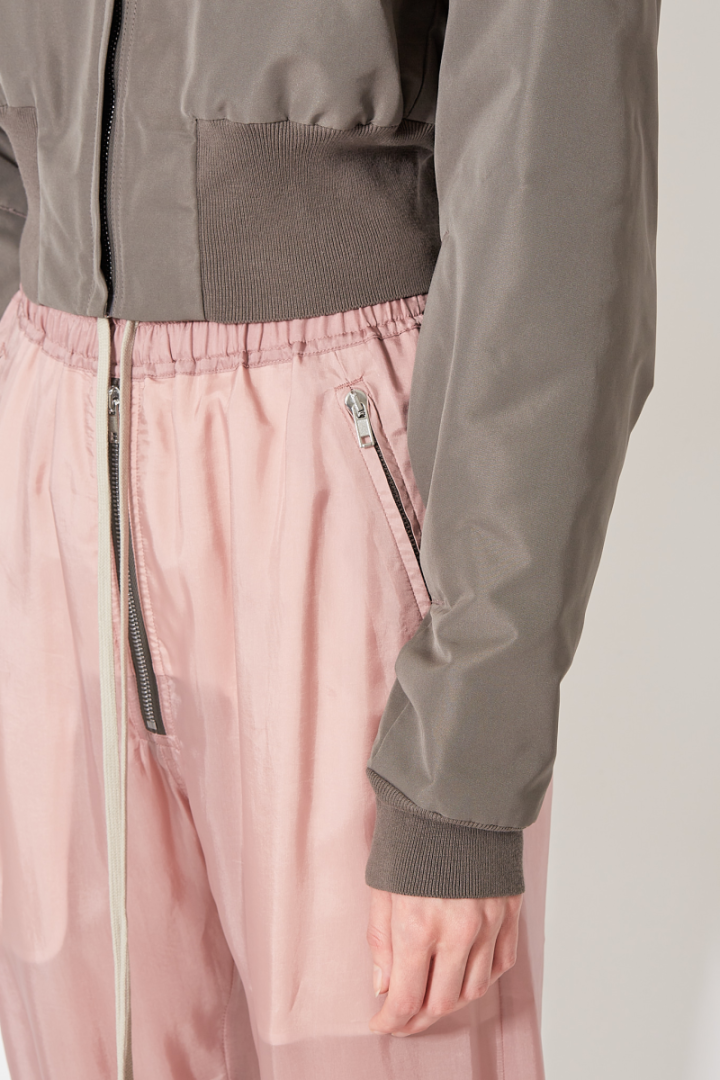 Collage Bomber - Grey/Brown