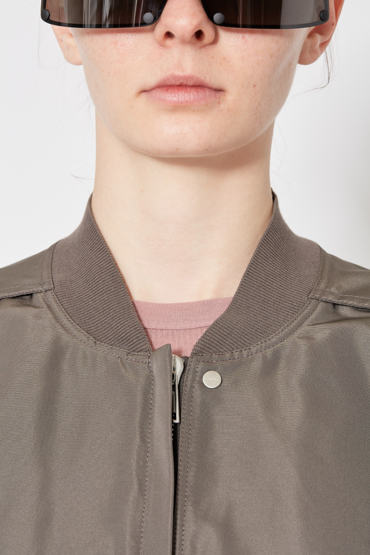 Collage Bomber - Grey/Brown