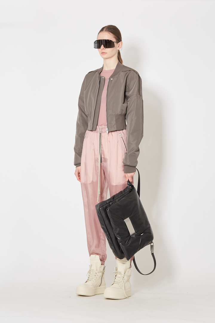 Collage Bomber - Grey/Brown