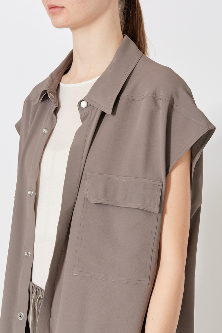 SL Jumbo Outershirt - Grey/Brown