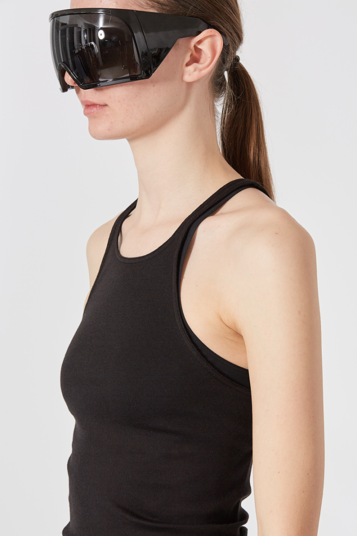 Racer Back Tank - Black