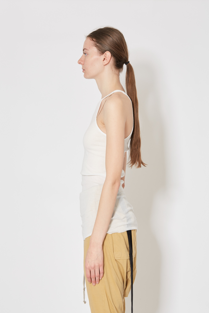 Racer Back Tank - Off White