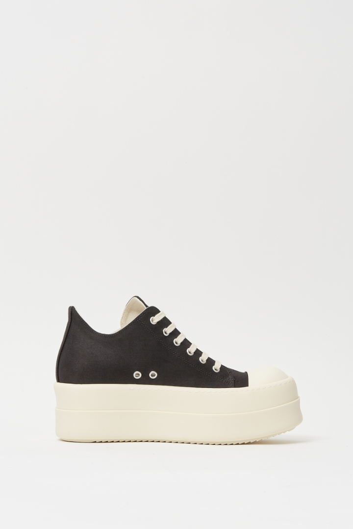Double Bumper Low Sneaks - Black/ Milk/ Milk