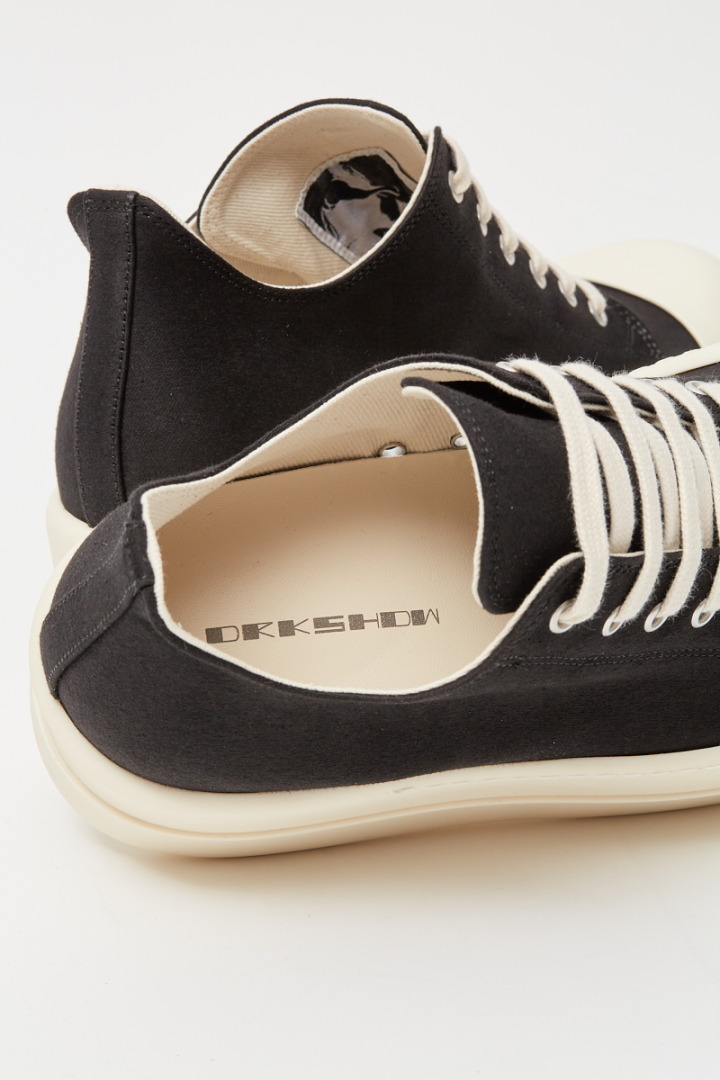 Double Bumper Low Sneaks - Black/ Milk/ Milk