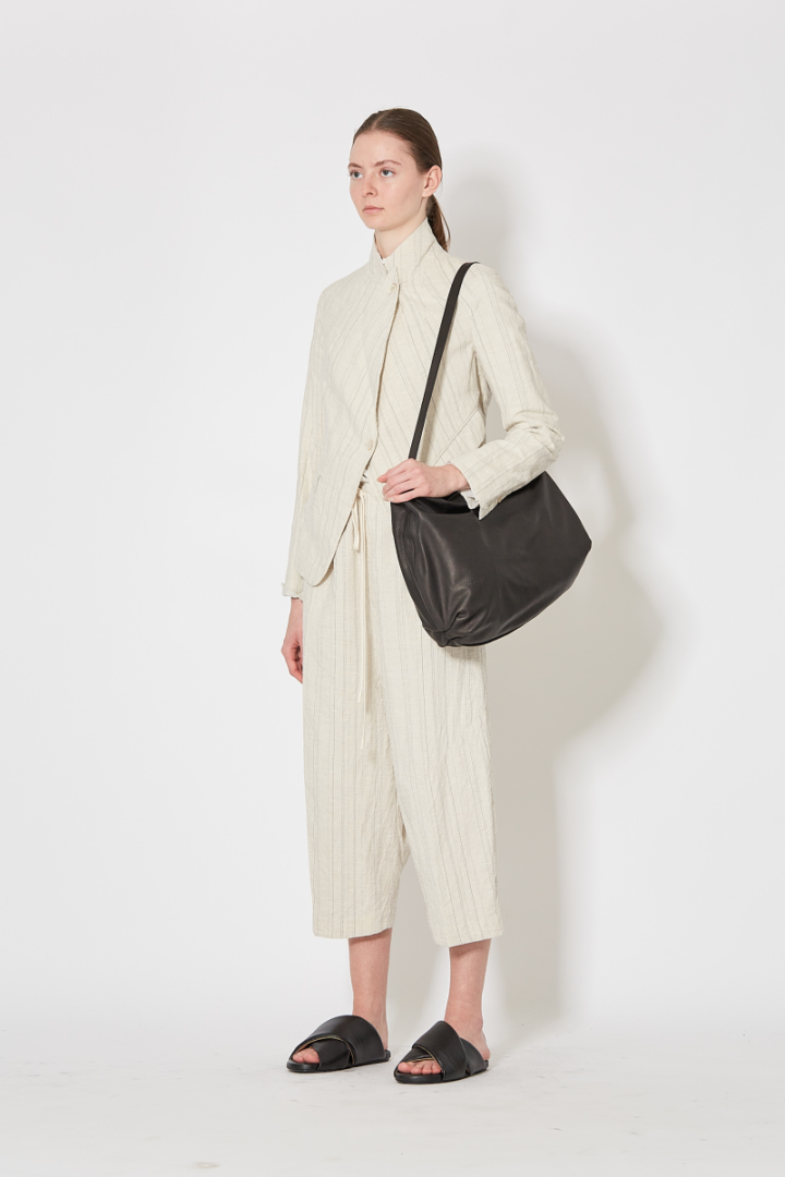 Spencer Jacket - Off White Striped Spencer Jacket - Off White Striped