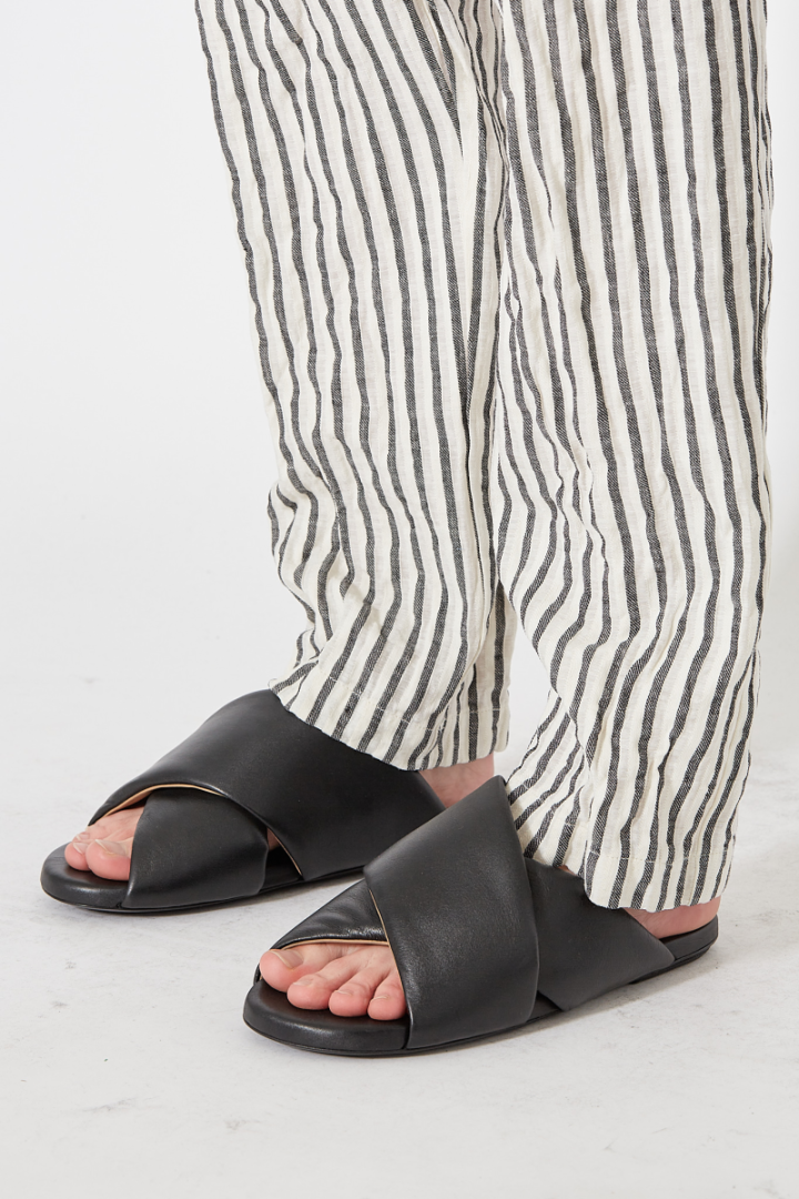 Lounge Pants - Off White/ Black Striped Lounge Pants - Off White/ Black Striped