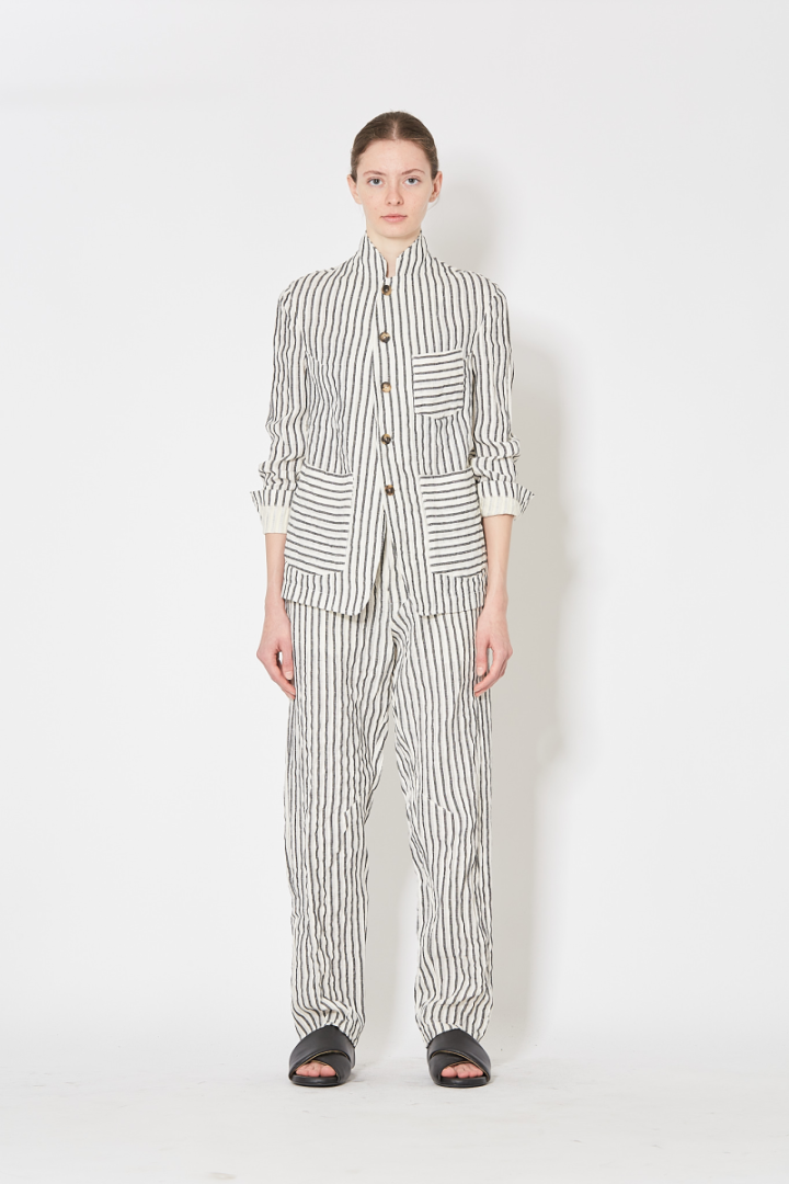 Lounge Pants - Off White/ Black Striped Lounge Pants - Off White/ Black Striped