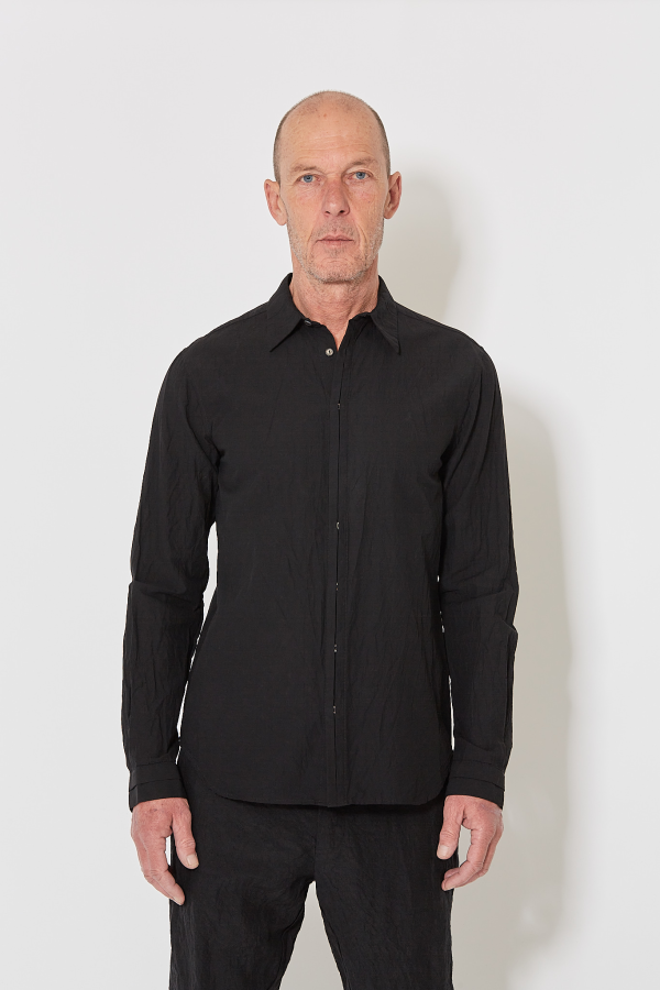 Plaquette Shirt Slim - Black