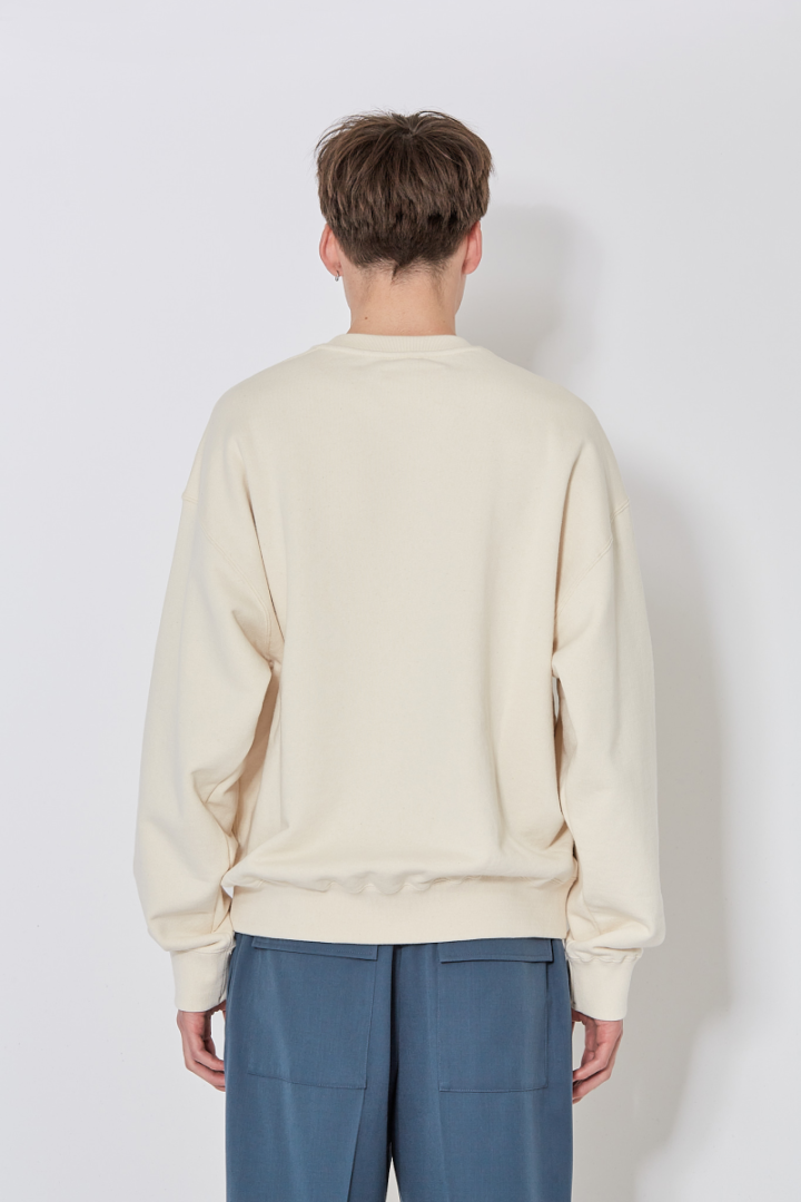 Logo SweatShirt - Off White/Yellow