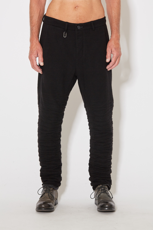 A.P. Pant 110 Carded Cashmere - Black