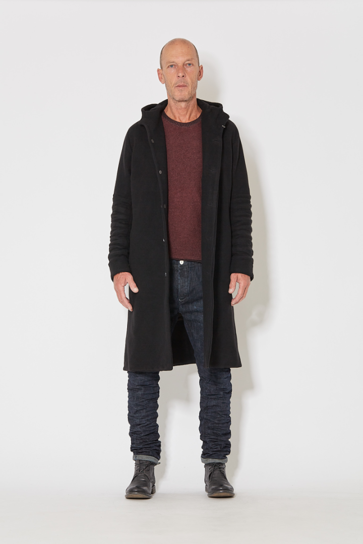 Roundneck Sweater 7 - Bordeaux/Grey