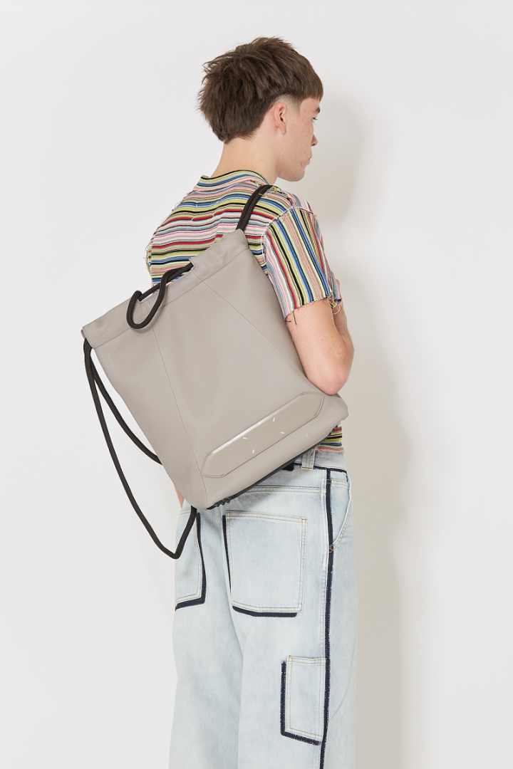 Soft 5AC Drawstring Backpack - Grey