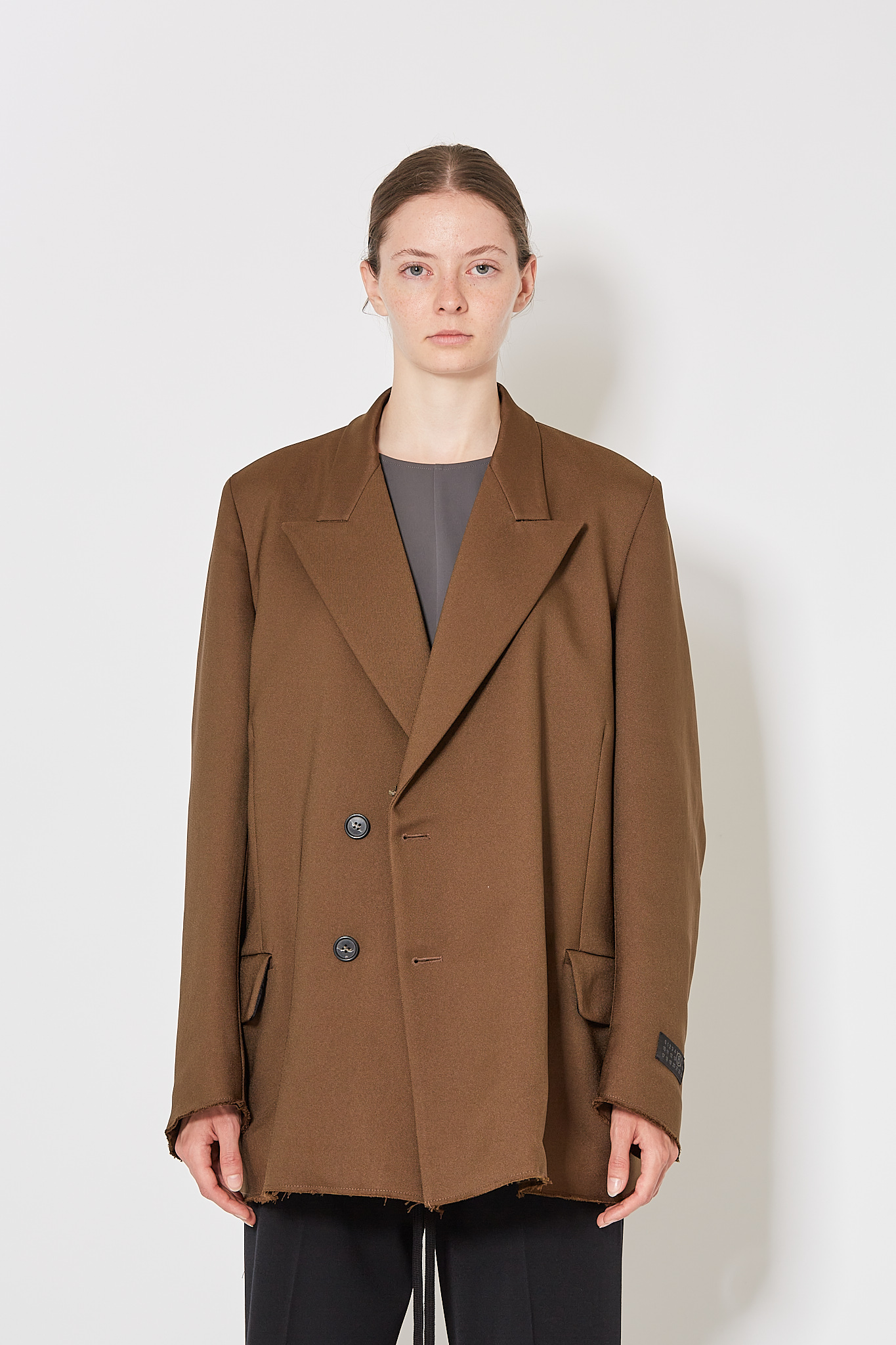 Oversized Blazer - Brown