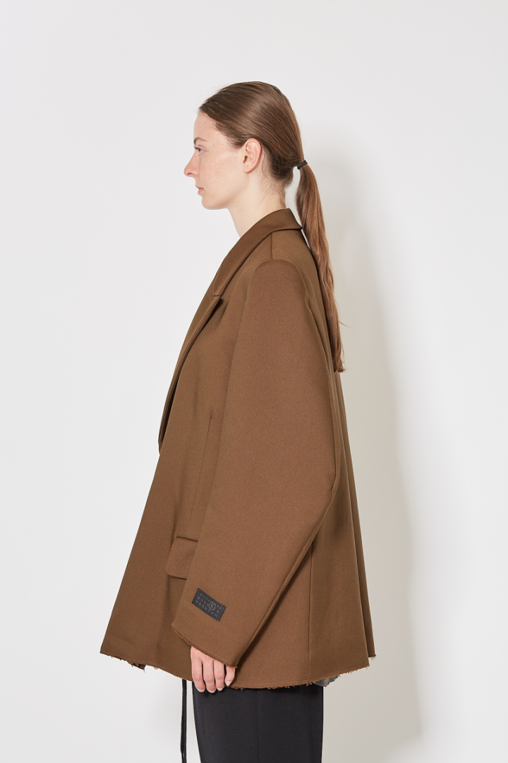 Oversized Blazer - Brown