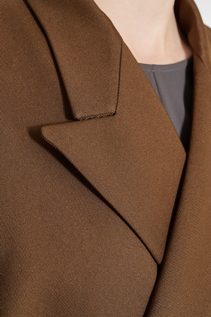 Oversized Blazer - Brown