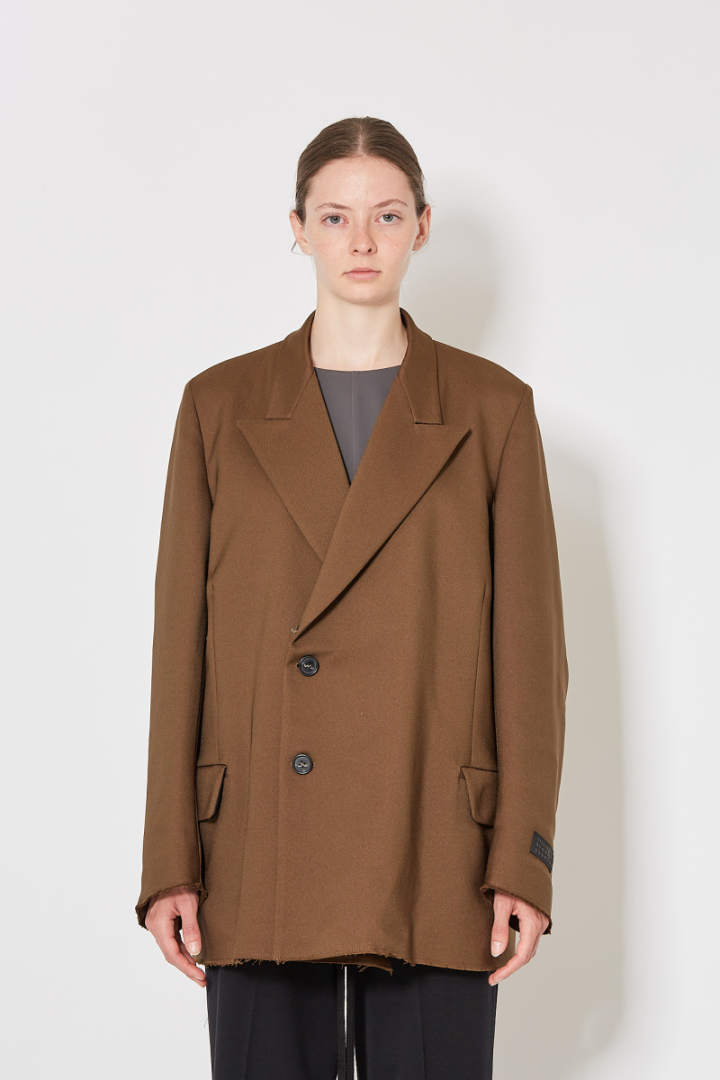 Oversized Blazer - Brown