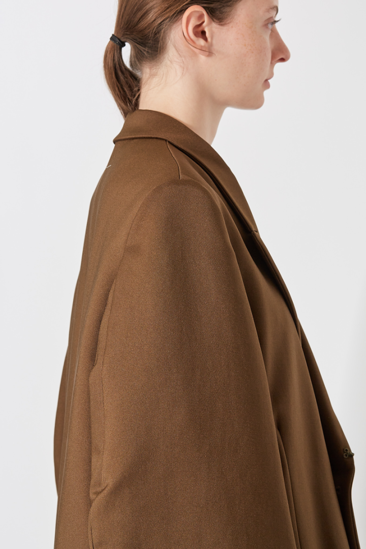 Oversized Blazer - Brown