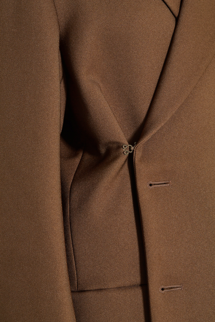 Oversized Blazer - Brown