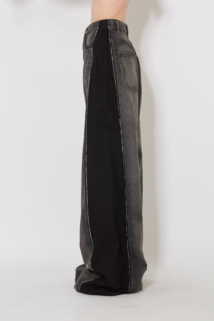 Pants 5 Pockets - Washed Black