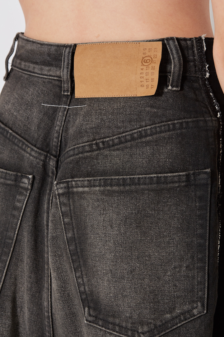 Pants 5 Pockets - Washed Black