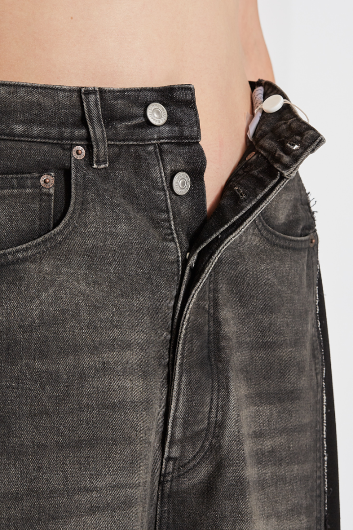 Pants 5 Pockets - Washed Black