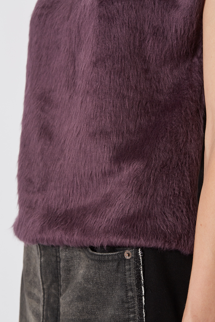 Top Sleeveless - Purple/Black