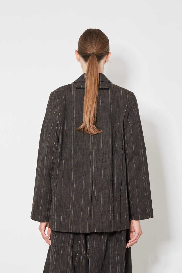 The Photographer Jacket - Brown Striped