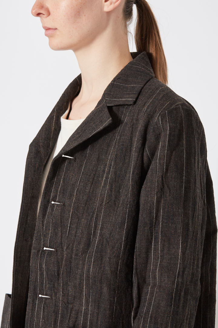The Photographer Jacket - Brown Striped