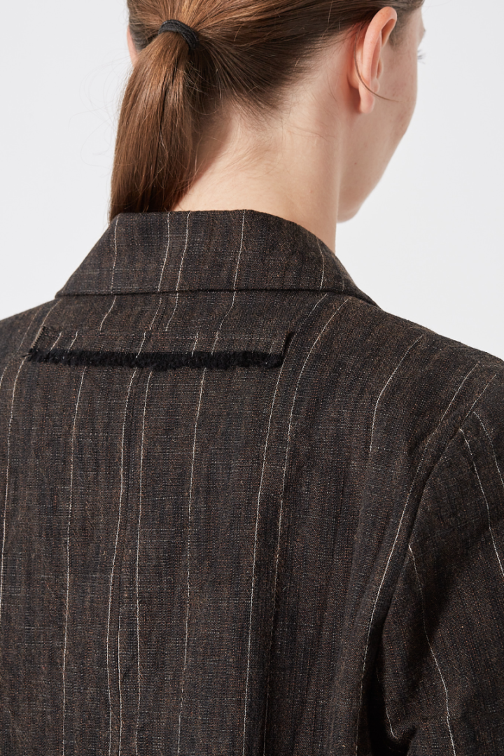The Photographer Jacket - Brown Striped