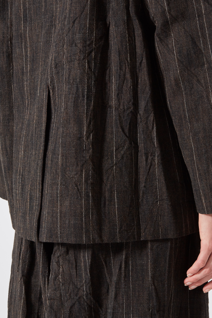 The Photographer Jacket - Brown Striped