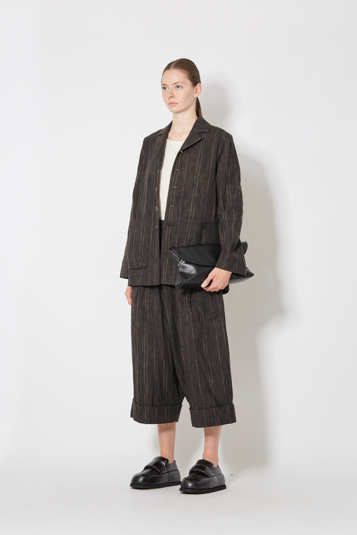 The Photographer Jacket - Brown Striped
