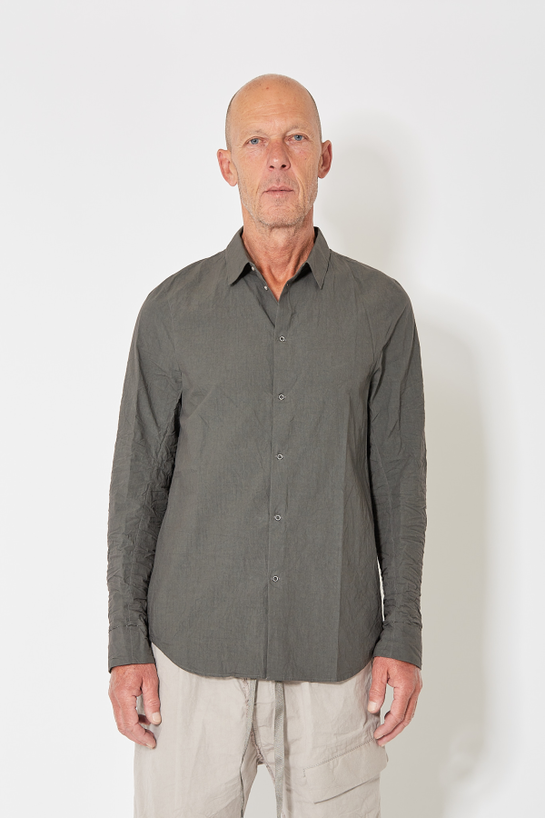 Inside Shirt L/S - Grey/Green