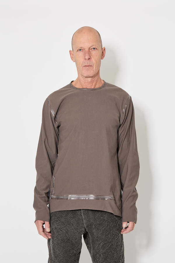 Coin T-Shirt U L/S - Brown