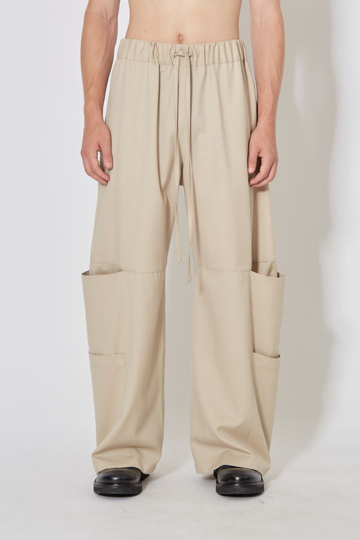 Parachute Trousers - Light Brown