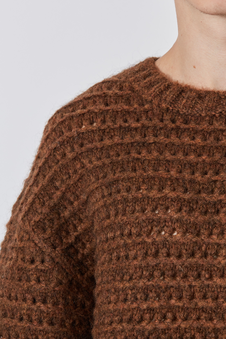 Hatchi Knit - Brown