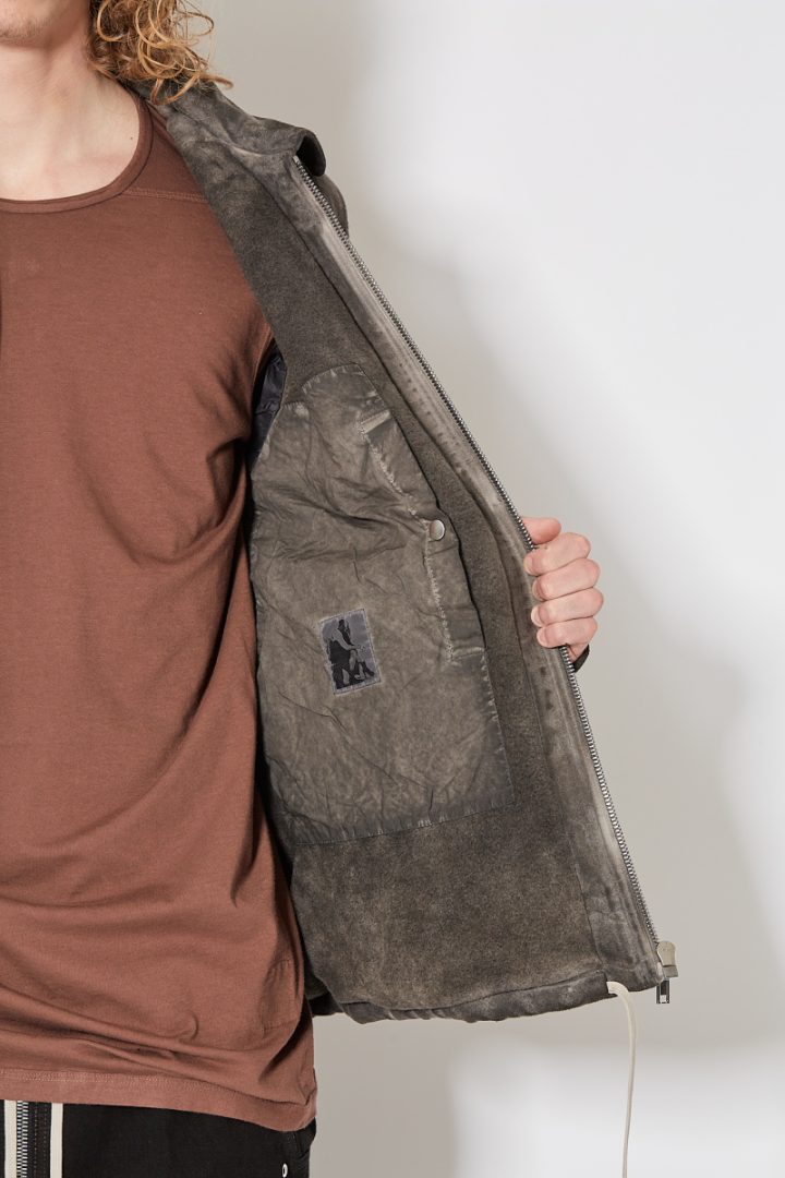 Zipfront Jaket - Grey