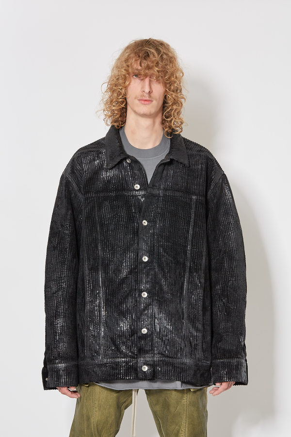 Jumbo Worker Jacket - Off Black