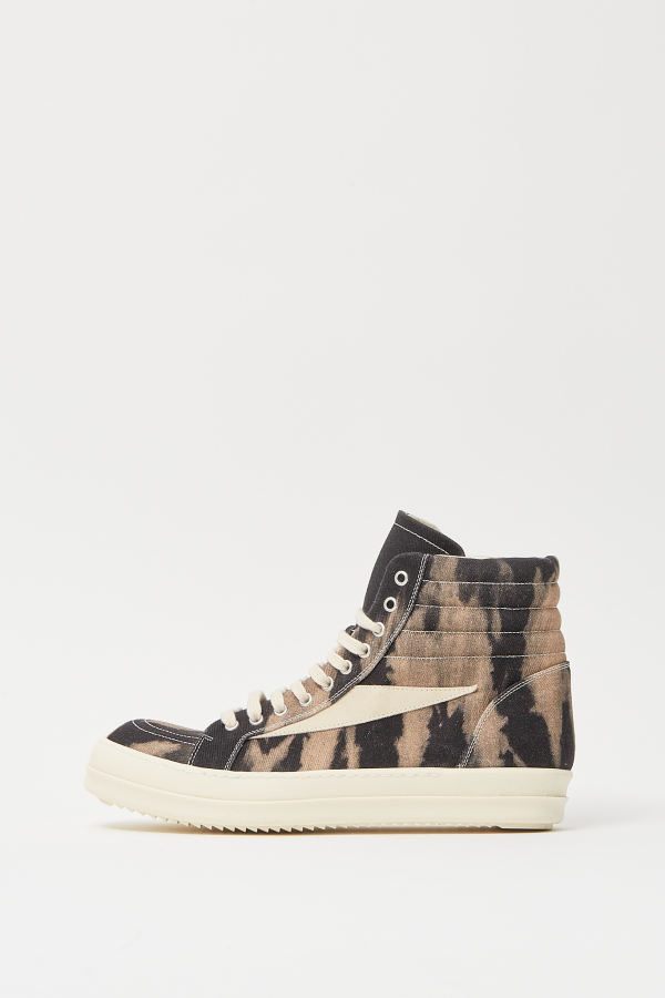 Vintage High Sneaks - Black/Off White/Sun Flames