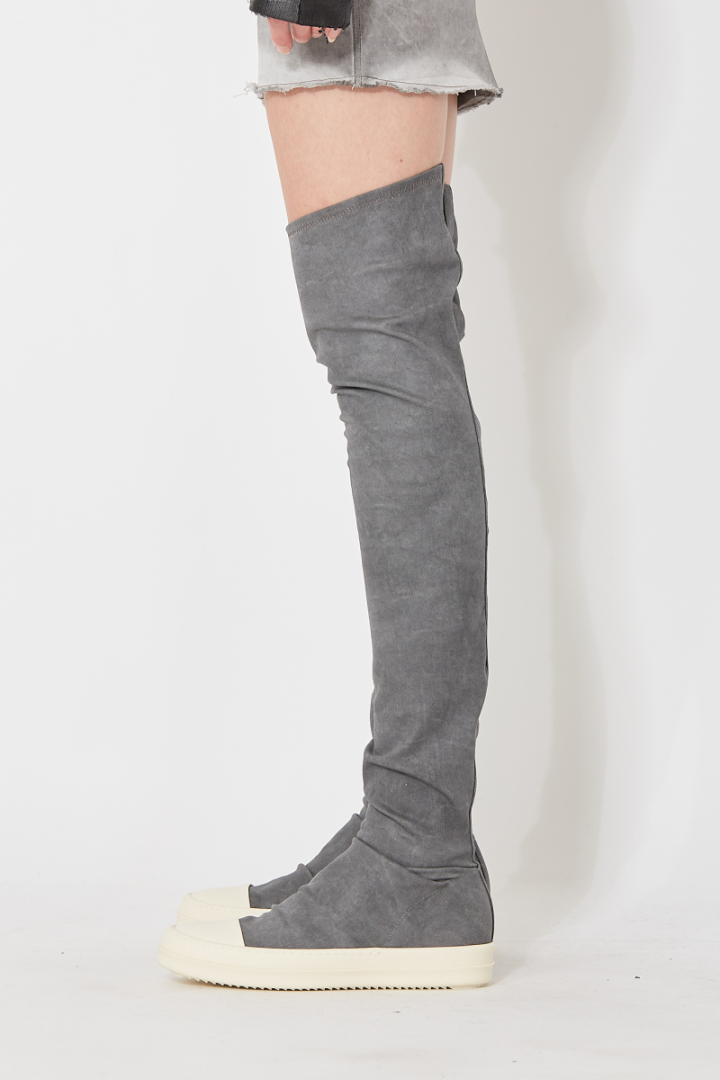 High Sock Sneaks - Grey/Off White